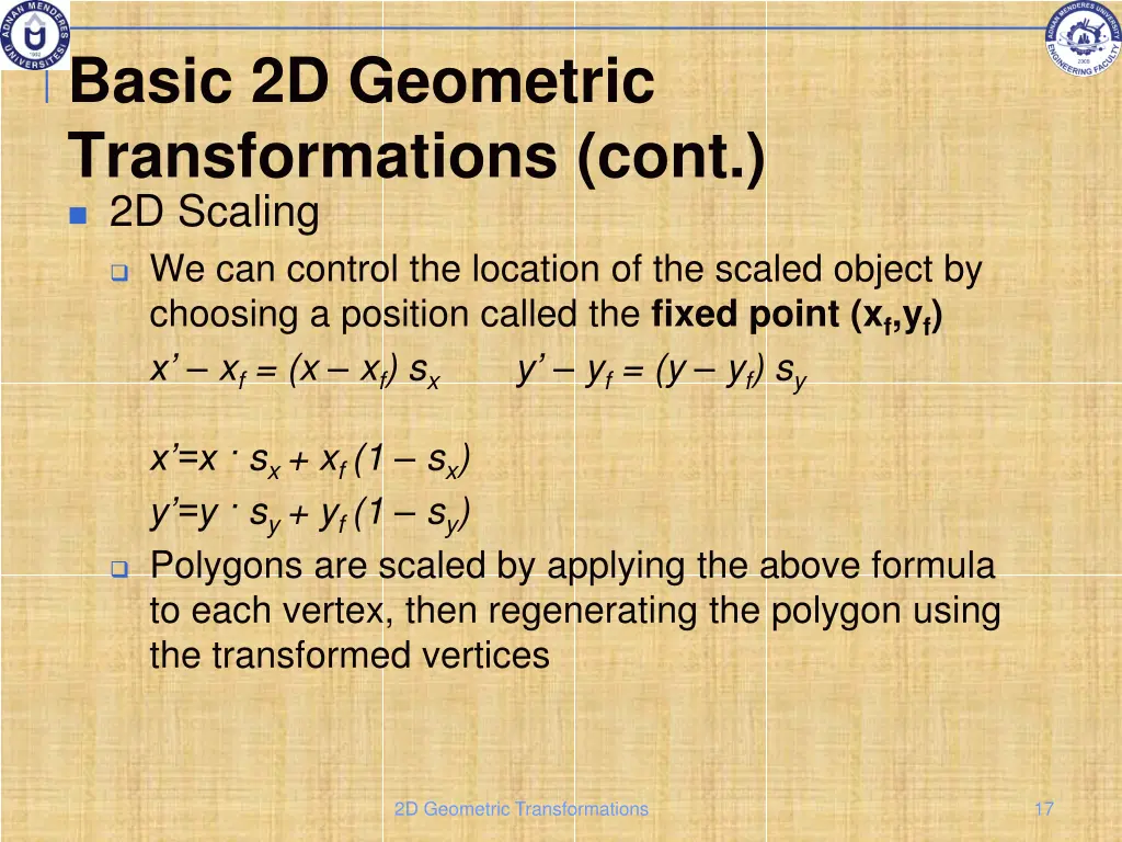 basic 2d geometric transformations cont 8