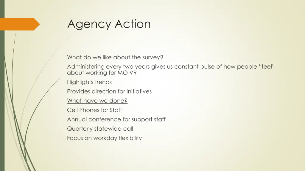 agency action