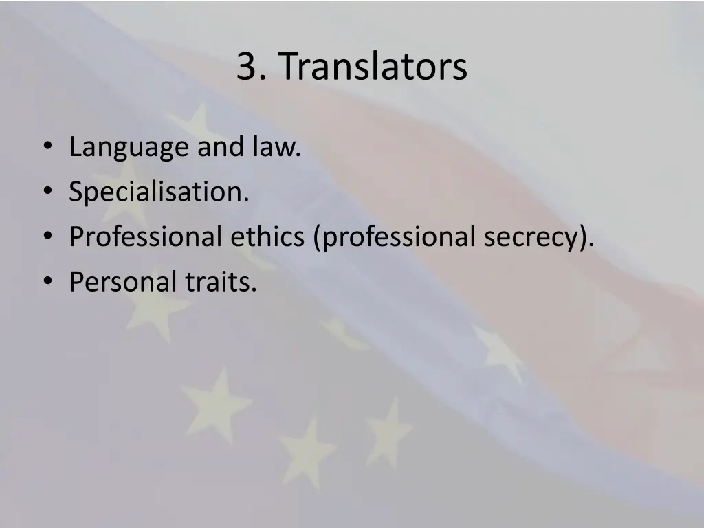 3 translators