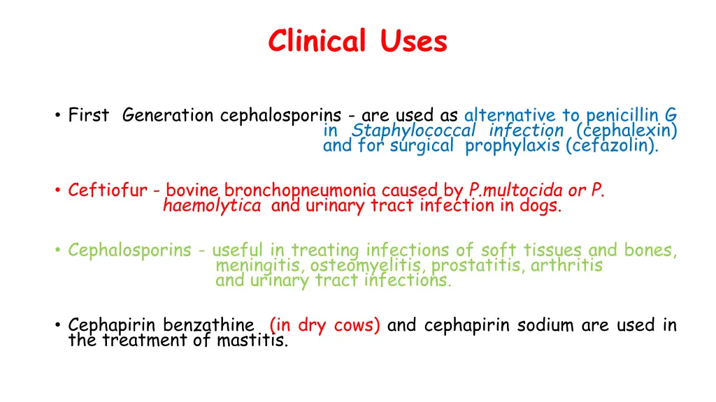 clinical uses