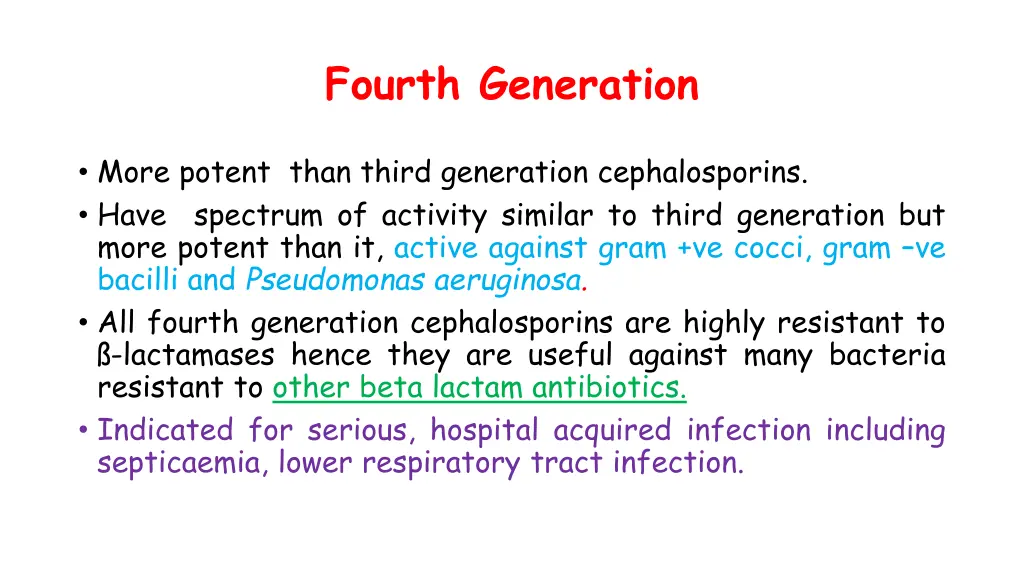 fourth generation