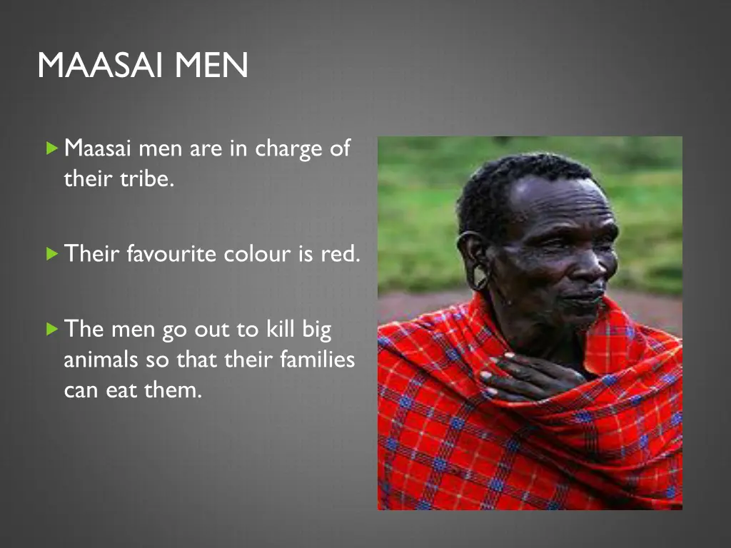 maasai men