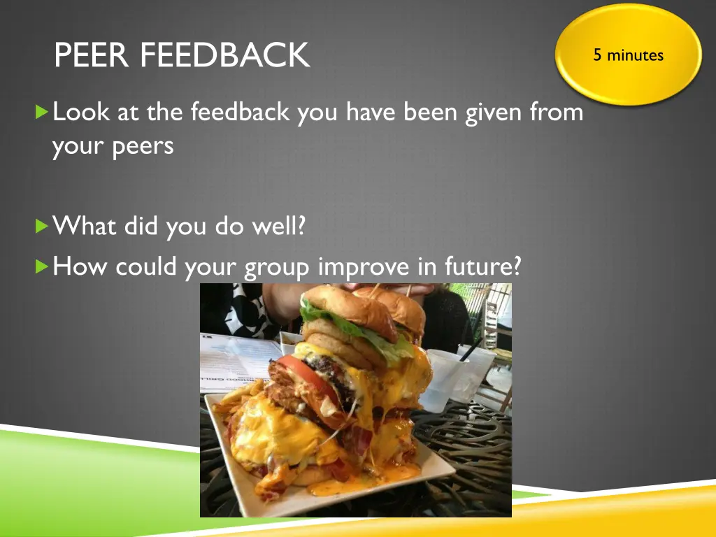 peer feedback