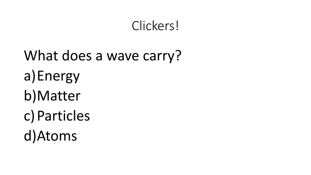 clickers