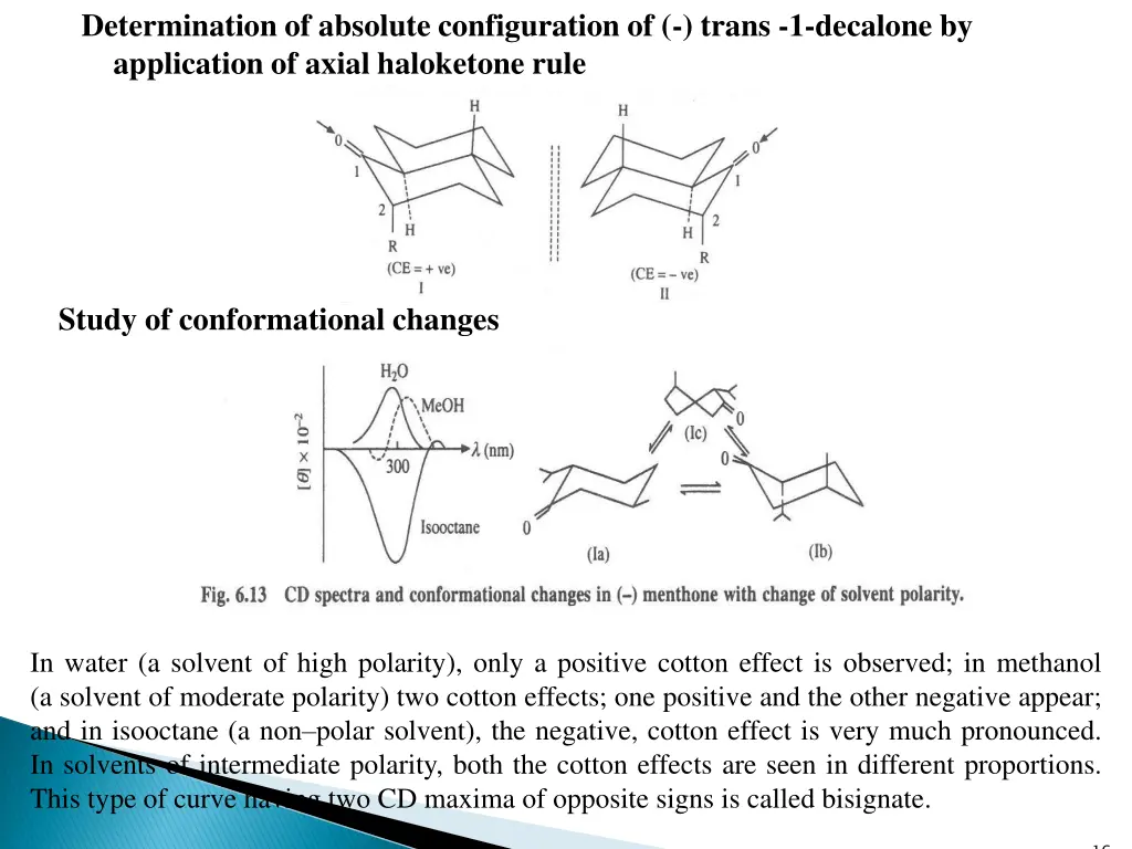 determination of absolute configuration of trans