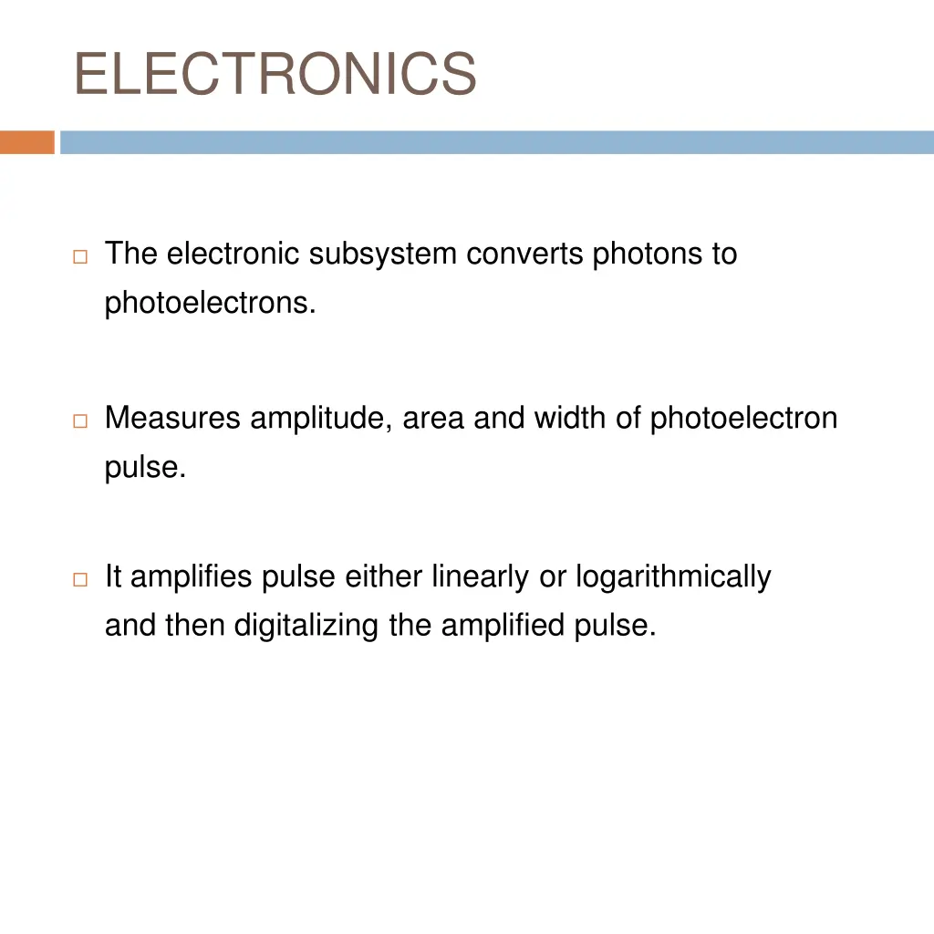 electronics