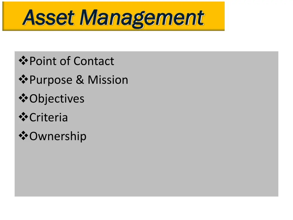 asset management asset management 1