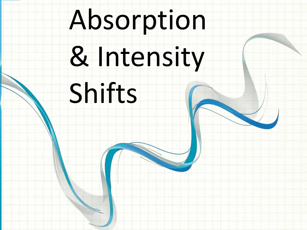 absorption intensity shifts