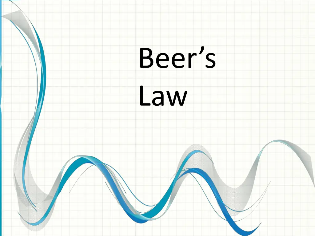 beer s law