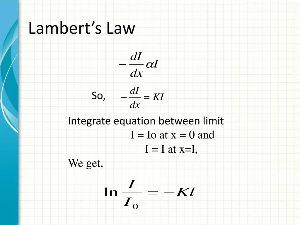 lambert s law 2