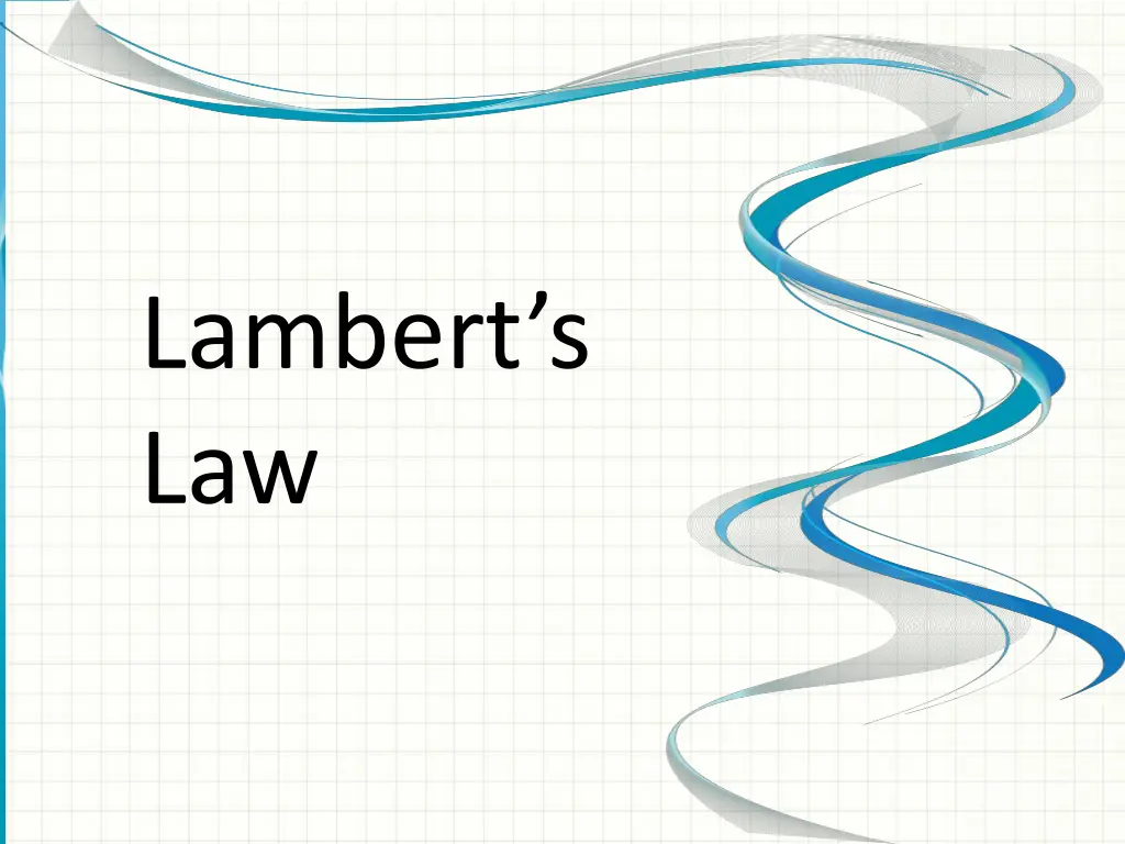 lambert s law