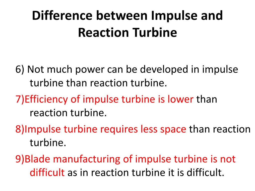 difference between impulse and reaction turbine 1