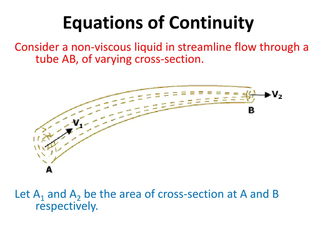 equations of continuity