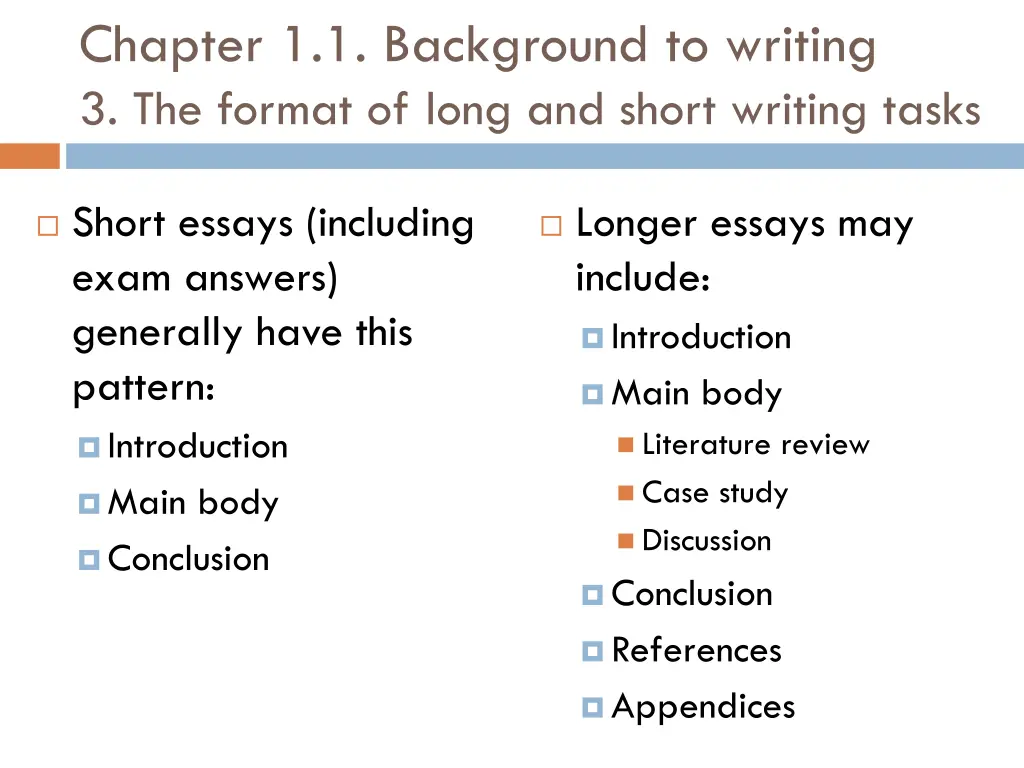 chapter 1 1 background to writing 3 the format