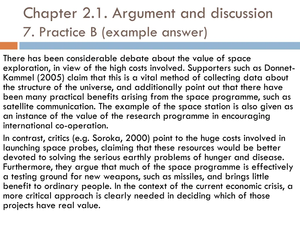 chapter 2 1 argument and discussion 7 practice