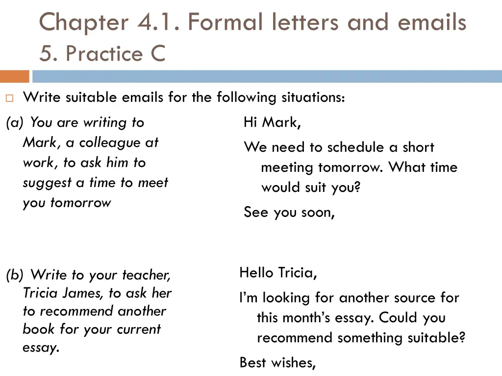 chapter 4 1 formal letters and emails 5 practice c