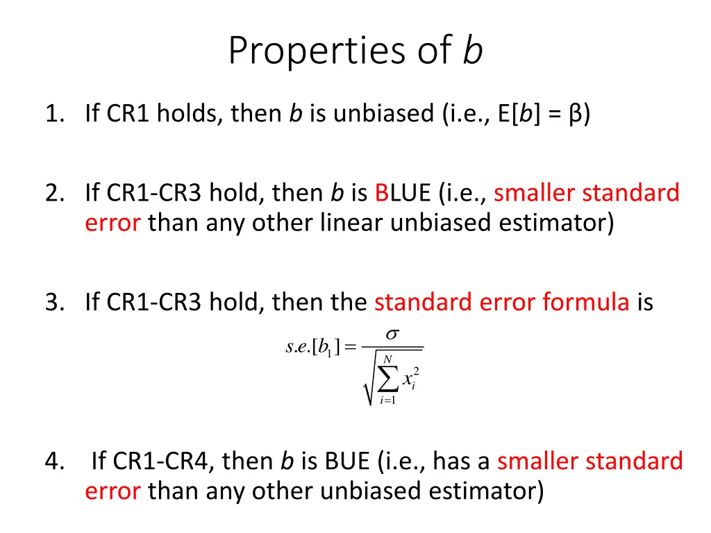 properties of b