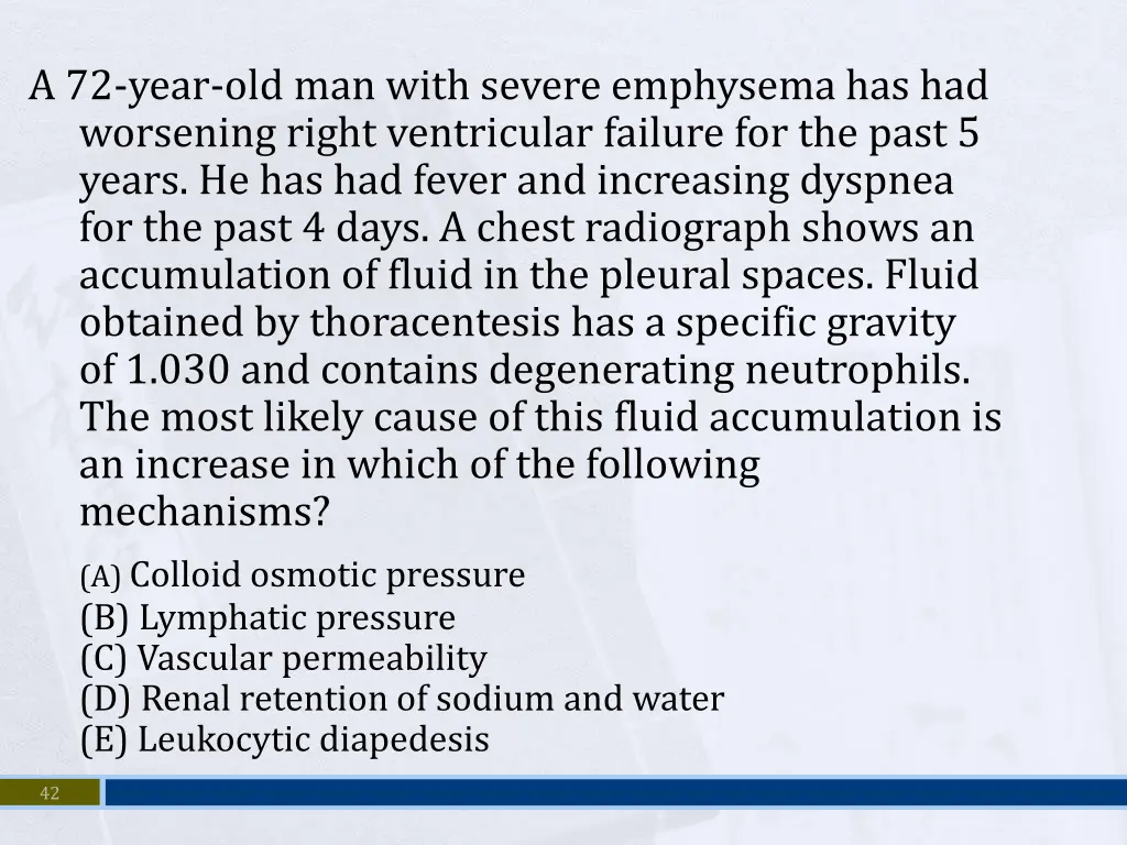 a 72 year old man with severe emphysema 1