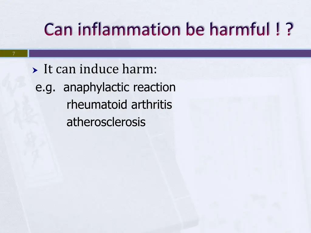 can inflammation be harmful