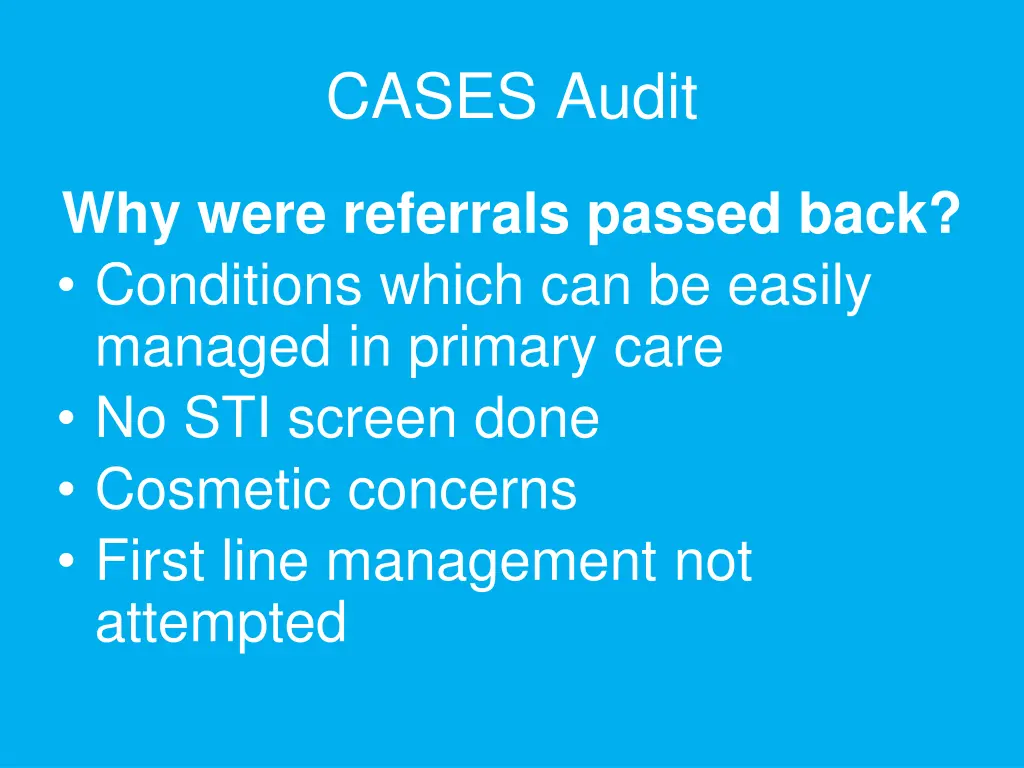 cases audit 1