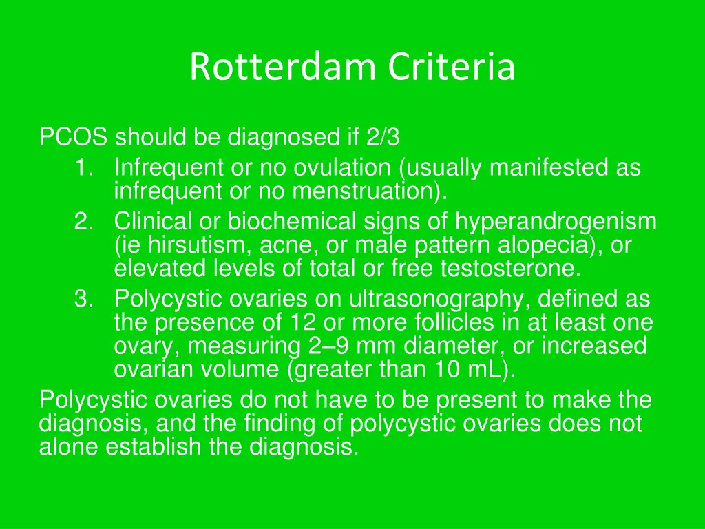 rotterdam criteria