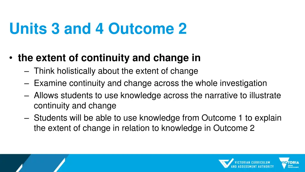 units 3 and 4 outcome 2