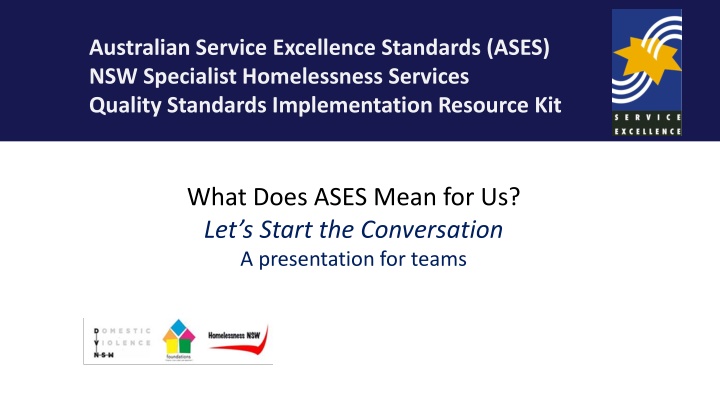 australian service excellence standards ases