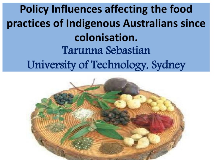 policy influences affecting the food practices