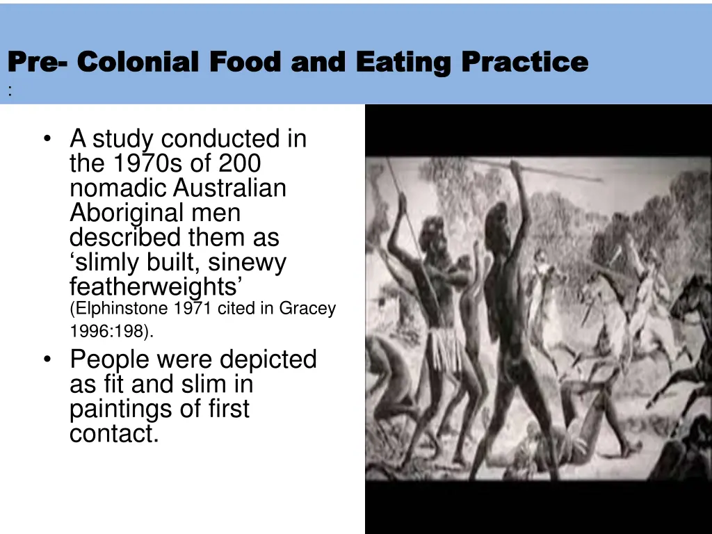 pre pre colonial food and eating practice