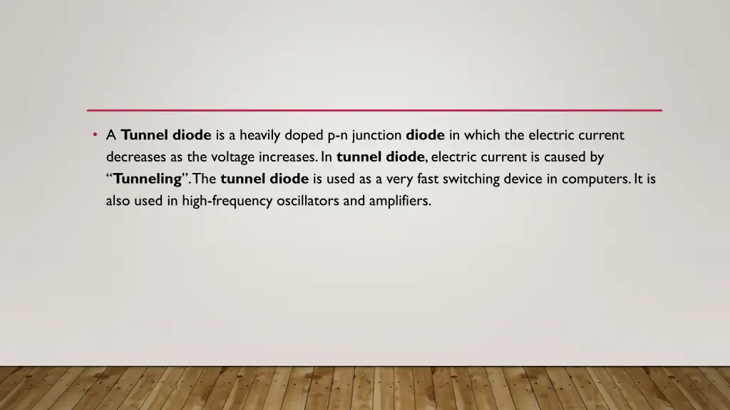 a tunnel diode is a heavily doped p n junction