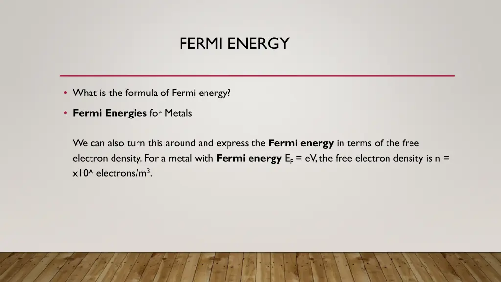 fermi energy 1