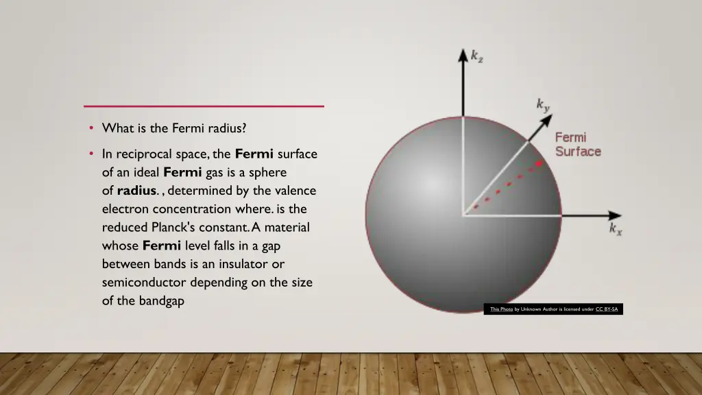 what is the fermi radius