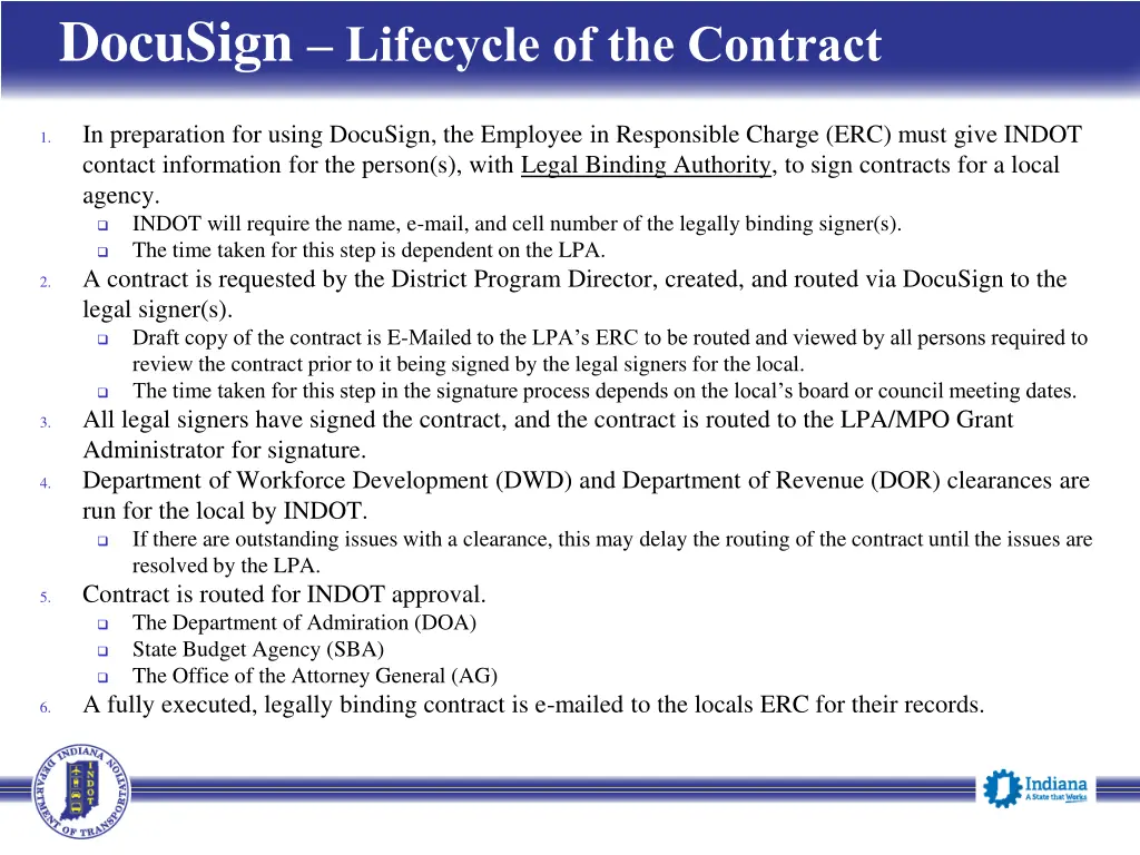 docusign lifecycle of the contract