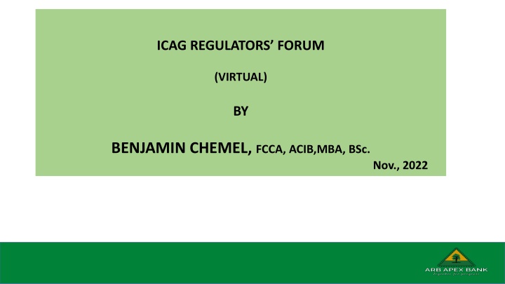 icag regulators forum