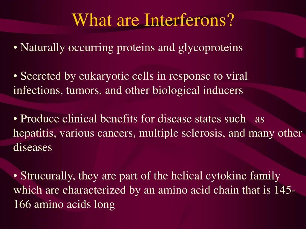 what are interferons