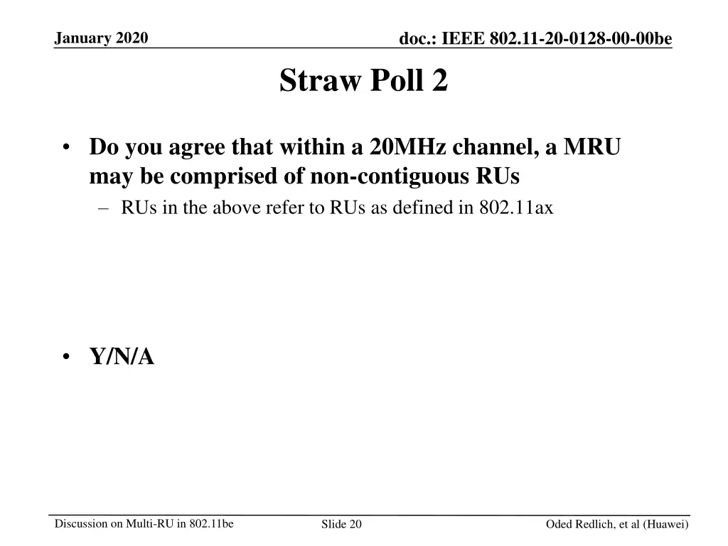 doc ieee 802 11 20 0128 00 00be straw poll 2