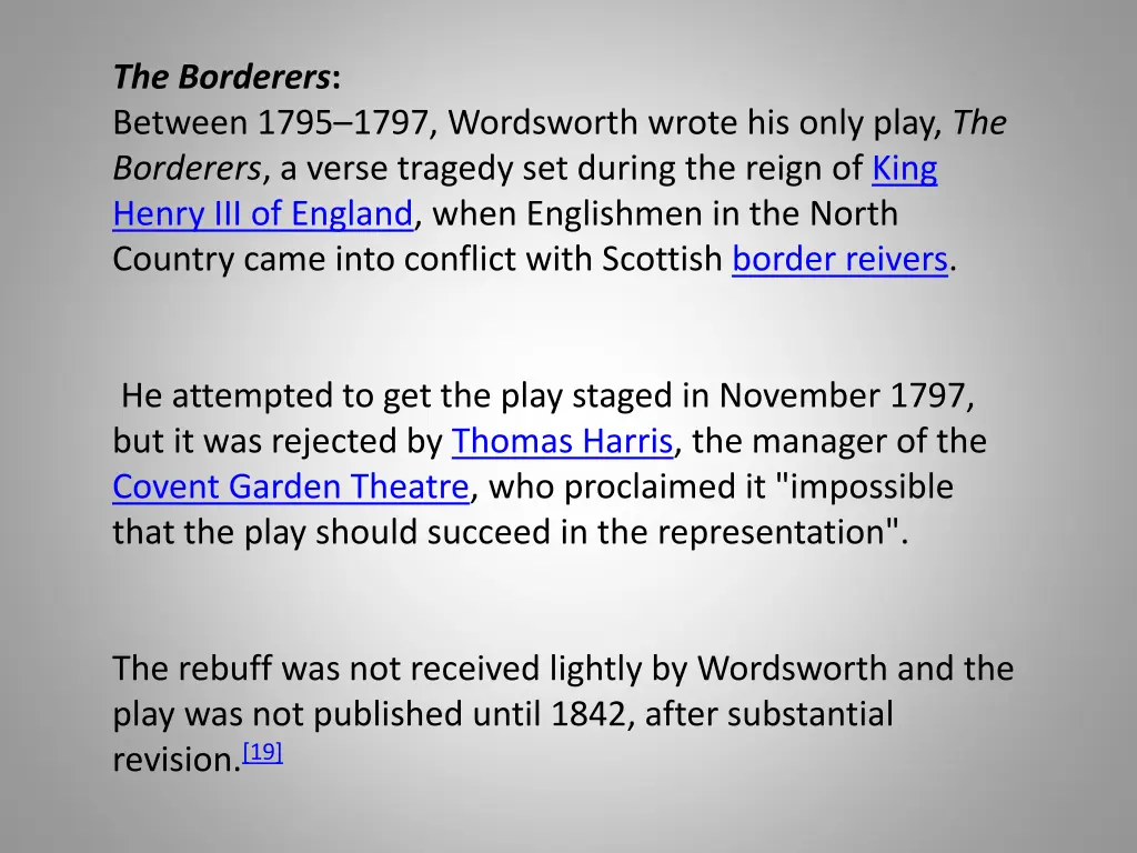 the borderers between 1795 1797 wordsworth wrote