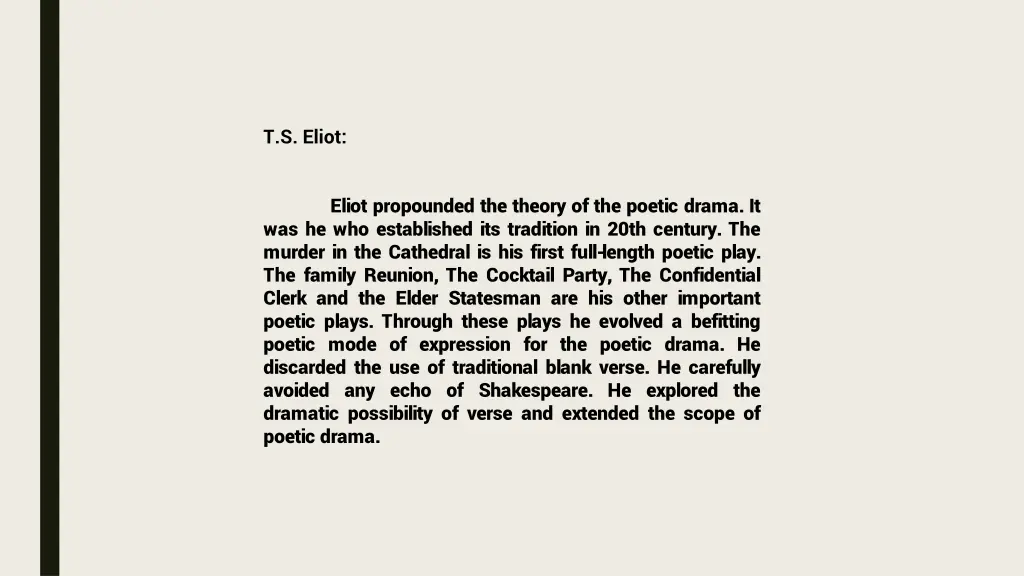 t s eliot