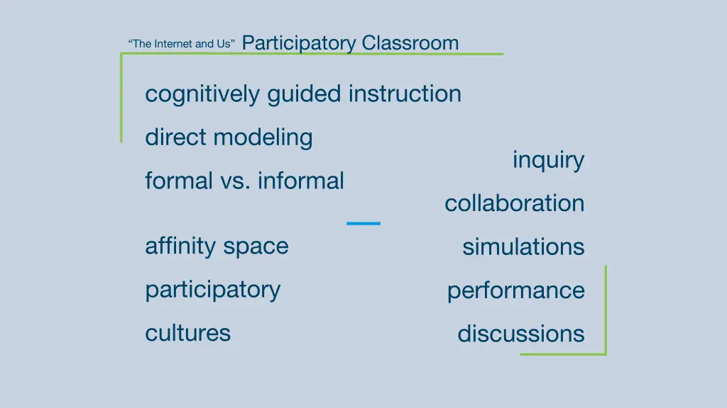 participatory classroom