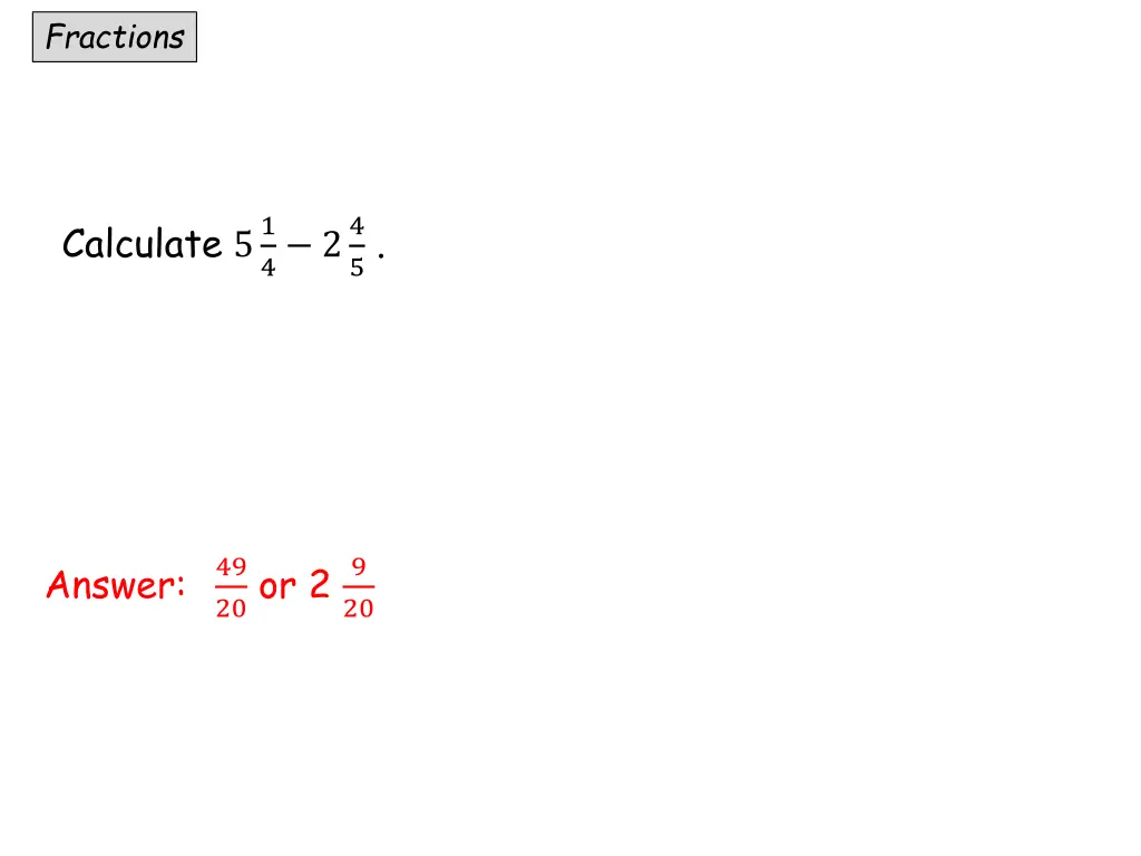 fractions 2