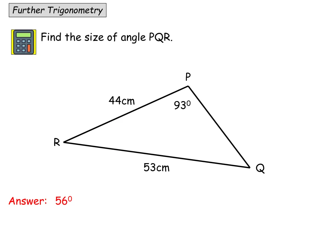 further trigonometry 1