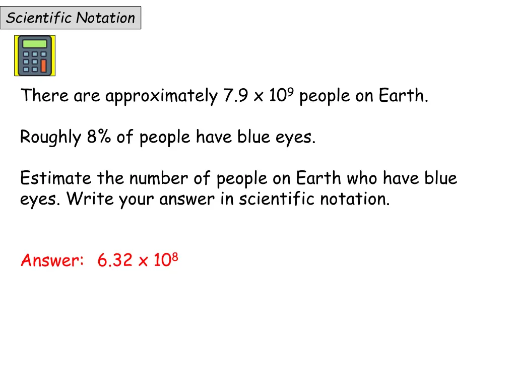 scientific notation 1