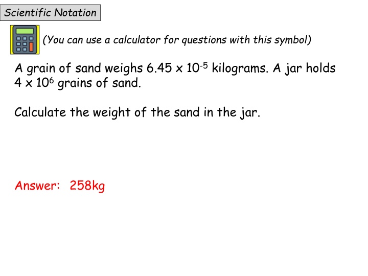 scientific notation