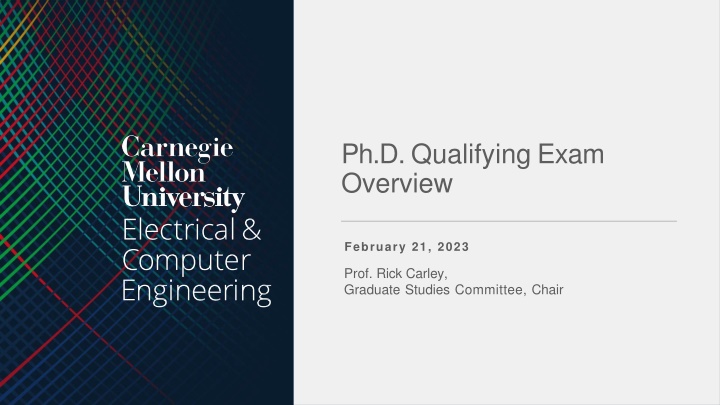 ph d qualifying exam overview