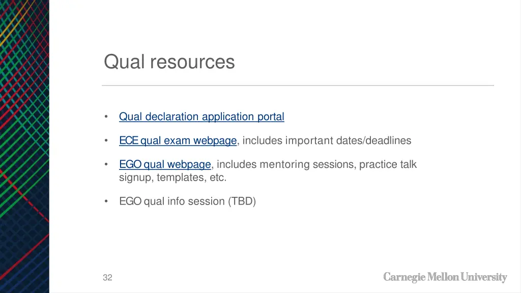 qual resources