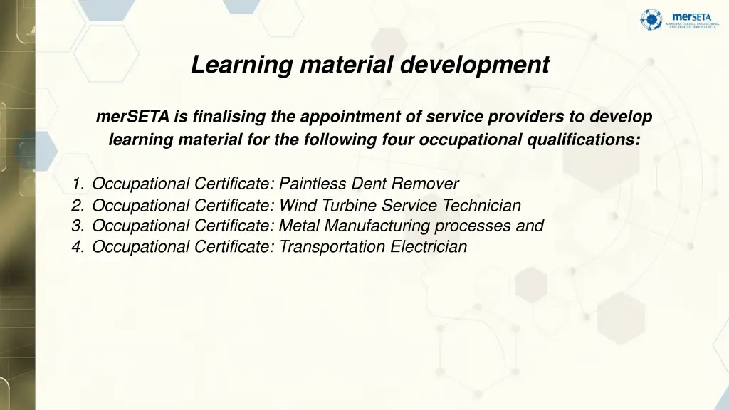 learning material development 1