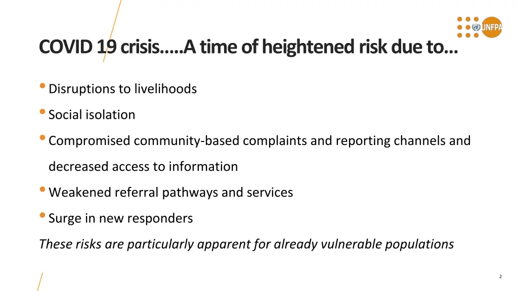 covid 19 crisis a time of heightened risk due to