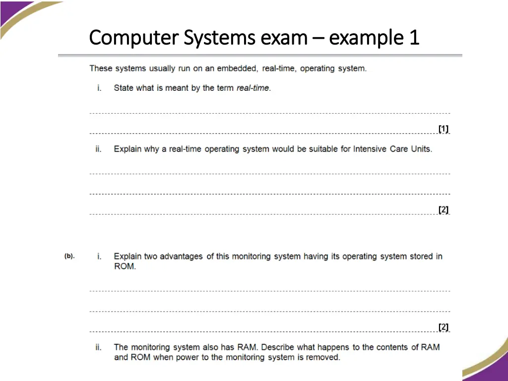 computer systems exam computer systems exam