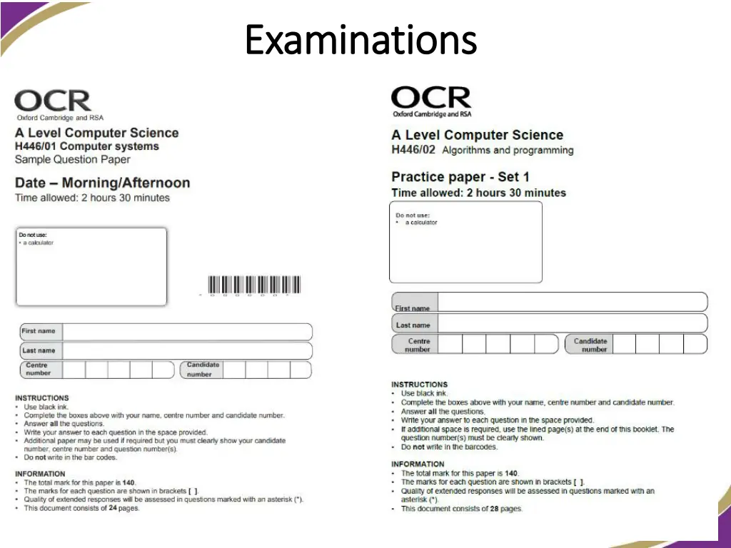 examinations examinations