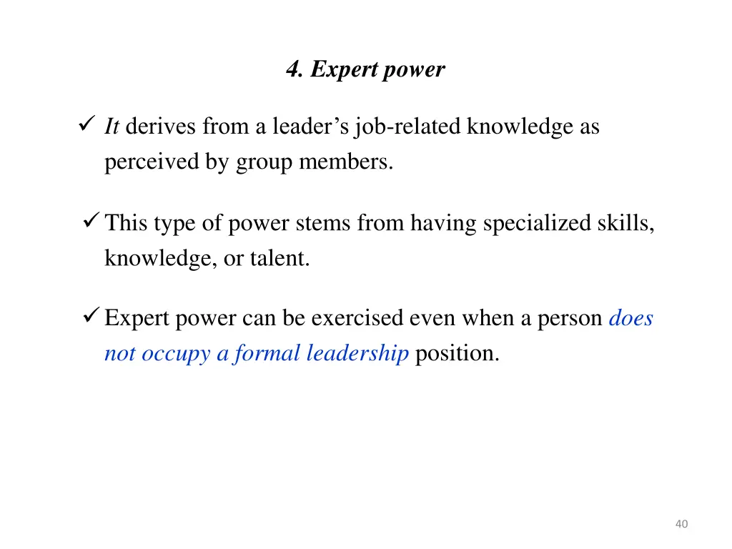 4 expert power